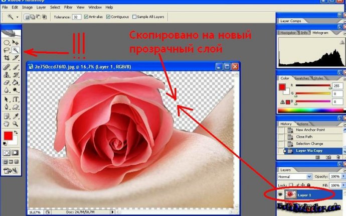 Photoshop скопировать слой в другой документ - найдено и доступно